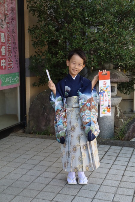 ボクが主役の七五三おめでとうございます