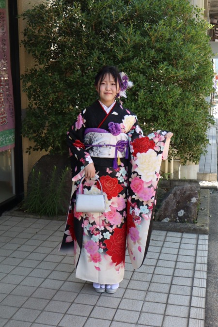 2026年成人式のお嬢様が前撮りされました