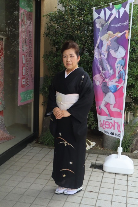 素敵なお客様が素敵なお着物でご来店になりました