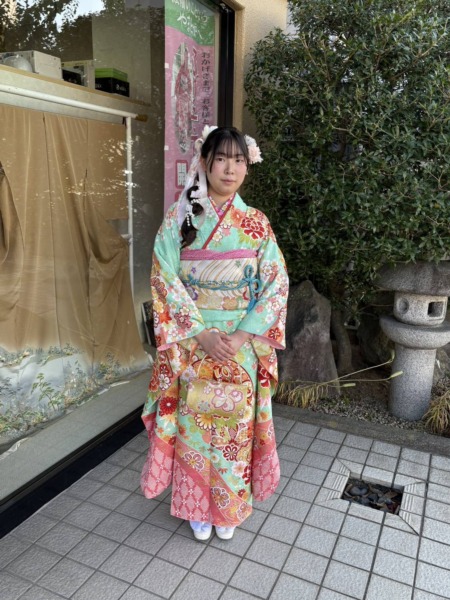 2026年成人式のお嬢様が前撮りされました