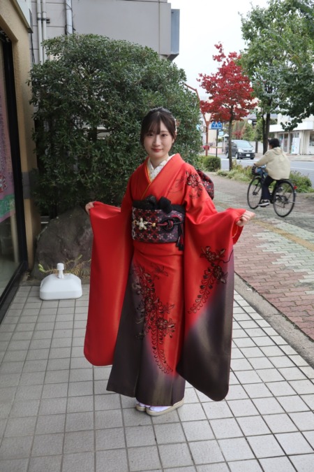 2026年成人式のお嬢様が前撮りされました