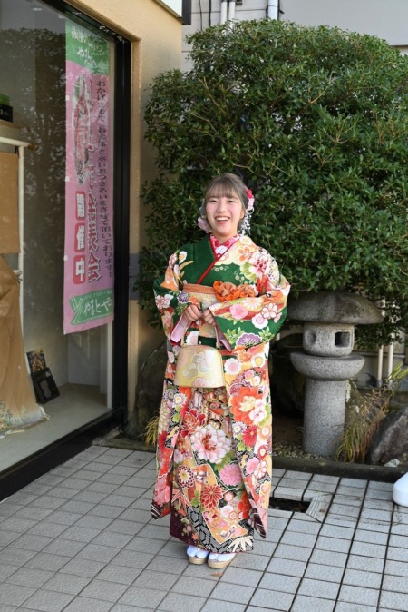 2026年成人式のお嬢様が前撮りされました