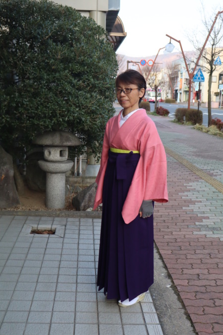 ご卒業おめでとうございます　お着付けしました