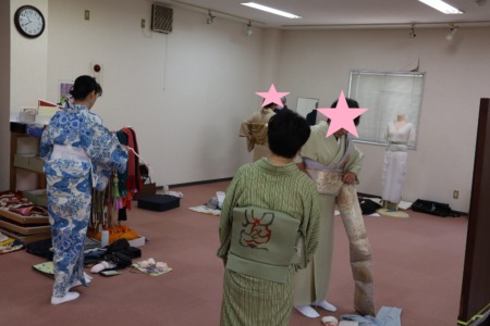 やまとや着付教室開催中
