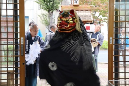 元船山神社秋季例祭神楽巡行